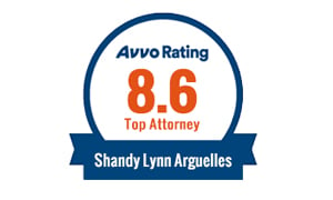 Avvo Rating 8.6 | Top Attorney | Shandy Lynn Arguelles